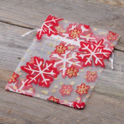 Organza bags 12 x 15 cm - Christmas / 1 All products