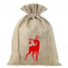 Burlap bag 30 cm x 40 cm - Christmas Christmas bag