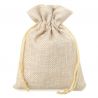 Burlap bag 6 x 8 cm - light natural Small bags 6x8 cm