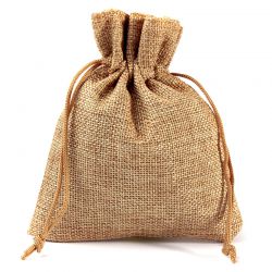 Burlap bag 6 cm x 8 cm - light brown Lavender and scented dried filling