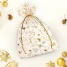 Organza bags 8 x 10 cm - Christmas / 8 Occasional bags