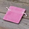 Velvet pouches 13 x 18 cm - light pink Valentine's Day