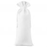 Velvet pouches 11 x 20 cm - white Medium bags 11x20 cm