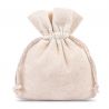 Cotton pouches 10 x 13 cm - natural Cotton bags