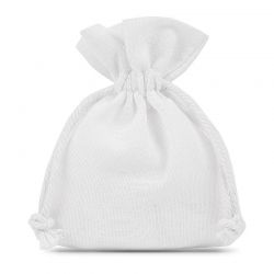 Cotton pouches 12 x 15 cm - white Small bags 12x15 cm