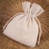 Cotton pouches 10 x 13 cm - natural Small bags 10x13 cm
