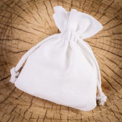 Cotton pouches 12 x 15 cm - white Women's Day