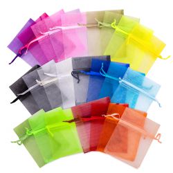 Organza bags 40 x 55 cm - colour mix Large bags 40x55 cm
