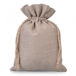 Natural pure linen bags 22 x 30 cm Large bags 22x30 cm