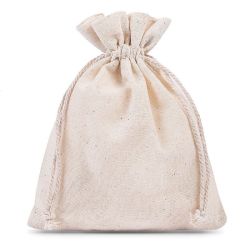 Cotton pouches 13 x 18 cm - natural Woreczki na lawendę