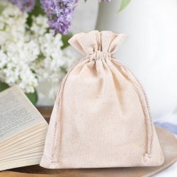 Cotton pouches 13 x 18 cm - natural Cotton bags