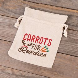 Printed Pouch  like linen sized 15 x 20 cm Pouches with quick and easy closure