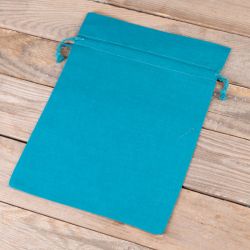 Cotton bags 22 x 30 cm - turquoise Easter