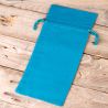 Cotton pouches 13 x 27 cm - turquoise Easter