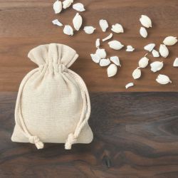 Pouches like linen 11 x 14 cm - natural Natural light bags