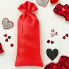 Satin bag 16 x 37 cm - red Valentine's Day