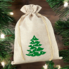 Jute bag 26 x 35 cm - Christmas Jute Bags