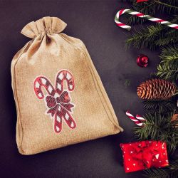 Jute bag 30 x 40 cm - Christmas Jute Bags