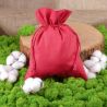 Cotton bags 30 x 40 cm - red Women's Day