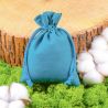 Cotton bags 22 x 30 cm - turquoise Large bags 22x30 cm