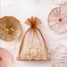 Organza bags 13 x 18 cm - brown Medium bags 13x18 cm