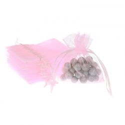 Light pink Organza bags 8 x 10 cm Easter