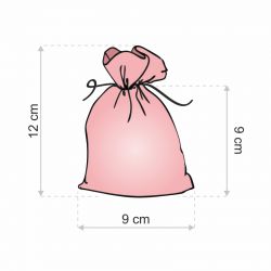 Organza bags 9 x 12 cm - Christmas / 5 Industries & Packaging for...