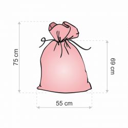 Organza bag 55 x 75 cm - white Bags with quick and easy closure
