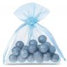Organza bags 8 x 10 cm - light blue Light blue bags