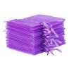 Organza bags 10 x 13 cm - dark purple Lavender and scented dried filling
