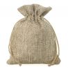 Burlap bag 11 cm x 14 cm - natural Small bags 11x14 cm