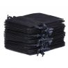 Organza bags 18 x 24 cm - black Fruit bags