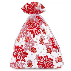 Organza bags 12 x 15 cm - Christmas / 1 Christmas bag