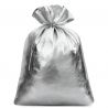Metallic bags 26 x 35 cm - silver Metallic bags