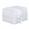 Organza bags 15 x 20 cm - white Medium bags