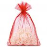 Organza bags 12 x 15 cm - red Small bags 12x15 cm