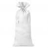 Satin bag 16 x 37 cm - white Medium bags 16x37 cm
