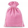 Velvet bags 22 x 30 cm - light pink Velour bags