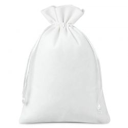 Velvet bags 22 x 30 cm - white Velour bags