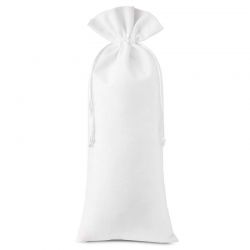 Velvet pouch 16 x 37 cm - white Medium bags 16x37 cm