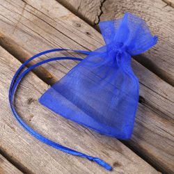 Organza bags 7 x 9 cm (SDB) - blue Blue bags