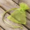 Organza bags 7 x 9 cm (SDB) - green Green bags