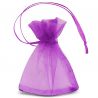 Organza bags 7 x 9 cm (SDB) - dark purple Small bags 7x9 cm