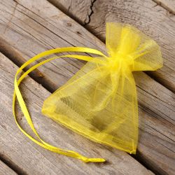 Organza bags 7 x 9 cm (SDB) - yellow Small bags 7x9 cm