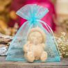 Organza bags 10 x 13 cm - light blue Lavender and scented dried filling