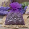 Organza bags 10 x 13 cm - purple dark with print (lavender) 2 Lifehacks – clever ideas