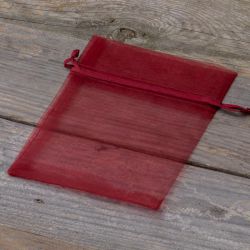 Organza bags 11 x 14 cm - burgundy Lavender and scented dried filling