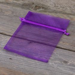 Organza bags 10 x 13 cm - dark purple Organza bags