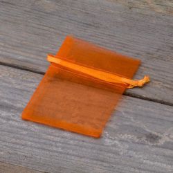 Organza bags 6 x 8 cm - orange Lavender and scented dried filling
