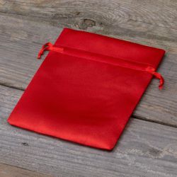Satin bags 10 x 13 cm - red Small bags